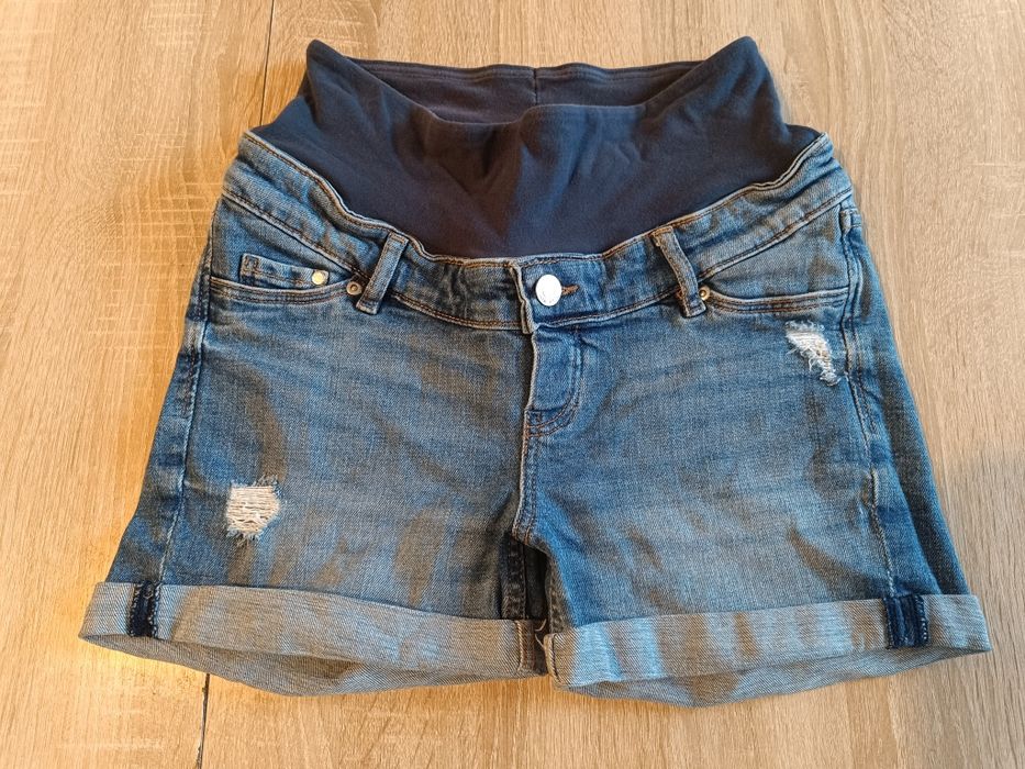 Szorty shorty spodenki ciążowe H&M &denim rozmiar 34 XS