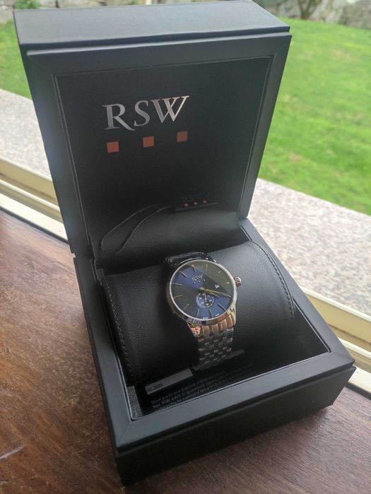 Relógio RSW M106-SS-9. Quartz novo de fábrica, Swiss Made