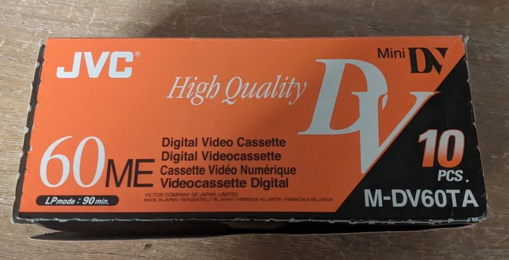 Cassetes mini DV JVC