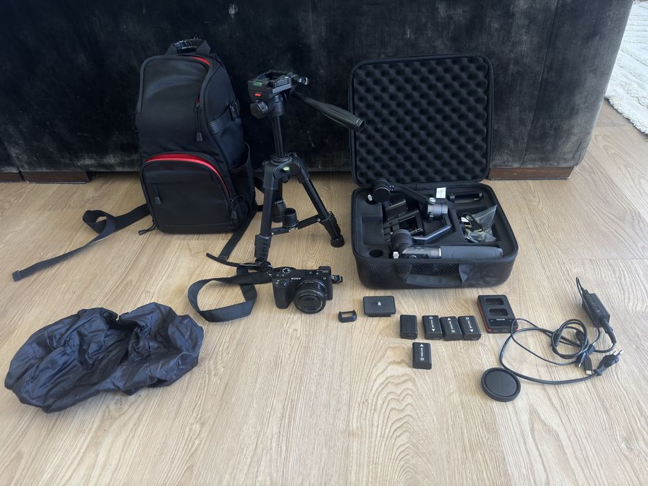 Sony alpha 6500 + gimbal + extras