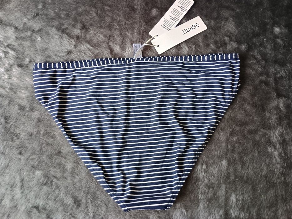 Dół od bikini Granatowe paski