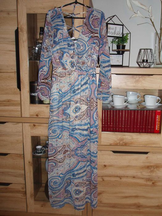 BOOHOO nowa sukienka styl boho r. 36