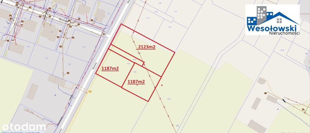 Działki budowlane w Bożewie ,20 km od Płocka - Widok 4