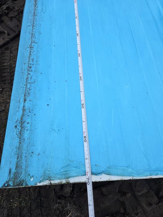 Płyta warstwowa wełna gr60 mm dł 670 cm szer 100cm 25.6m2