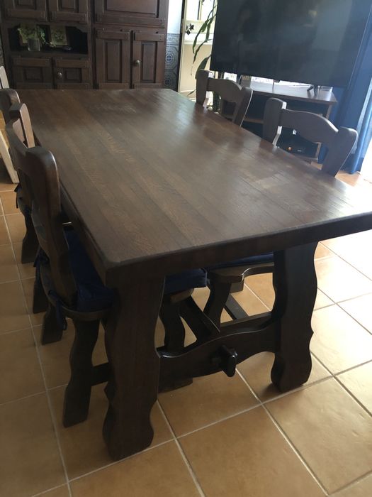 Mesa de jantar rustica