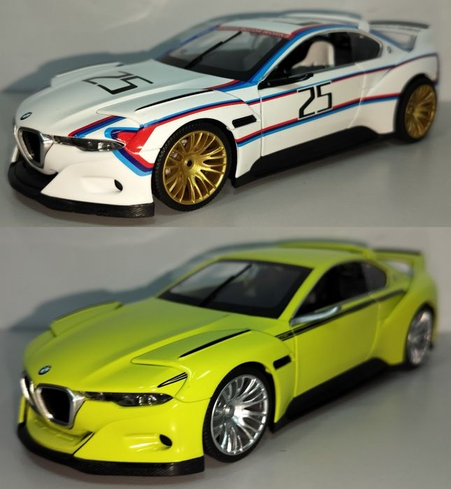 BMW 3.0 CSL Hommage R модель 1:24 ТМ Автопром MSZ Металл Звук Свет