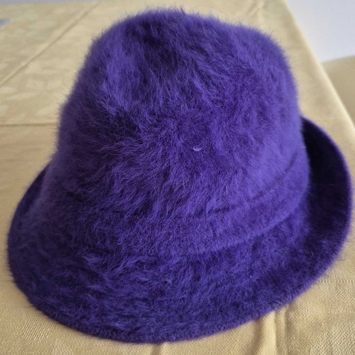Piękny kapelusz fiolet angora Lili&Poppy