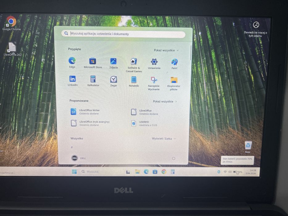 Laptop Poleasingowy Dell L.3380:DDR4 8GB/SSD-256GB/i3-6006-2GHz/13,3”/