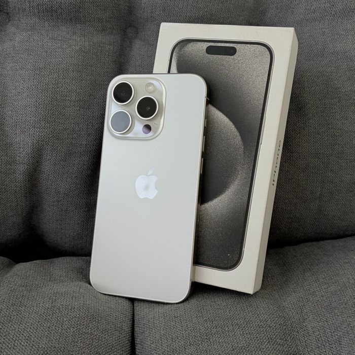 Apple iphone 15 Pro Silver 256