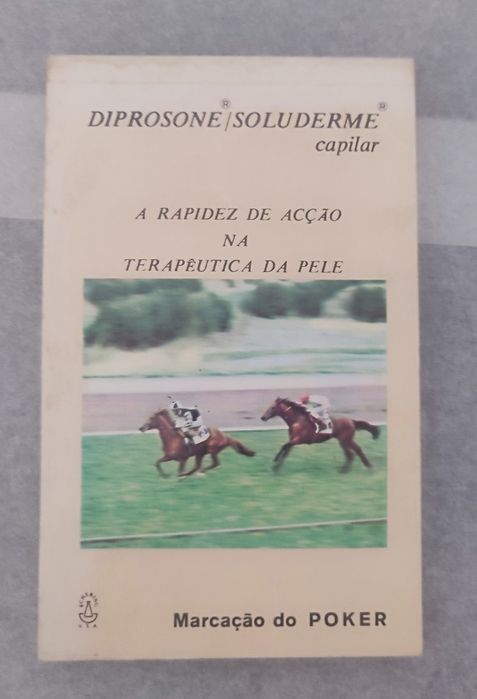 Bloco Vintage Publicidade Médica Anos 80 – Jogo King e Poker Reversível