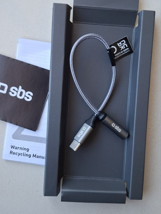 Adaptador SBS usb-c jack 3.5 mm