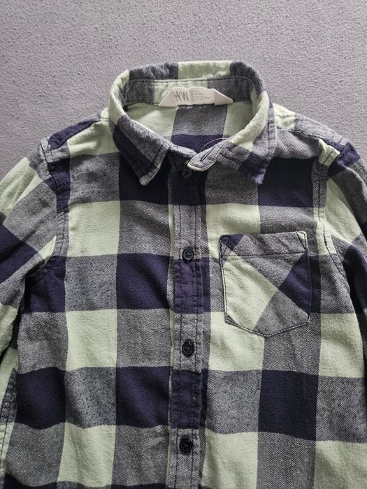 Koszula święta krata h&m r.116