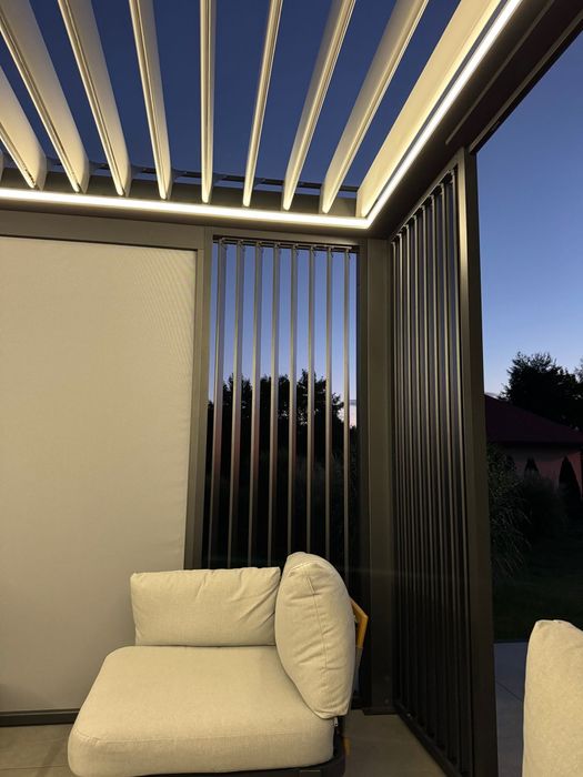 pergola lamelowa aluminiowa SB400