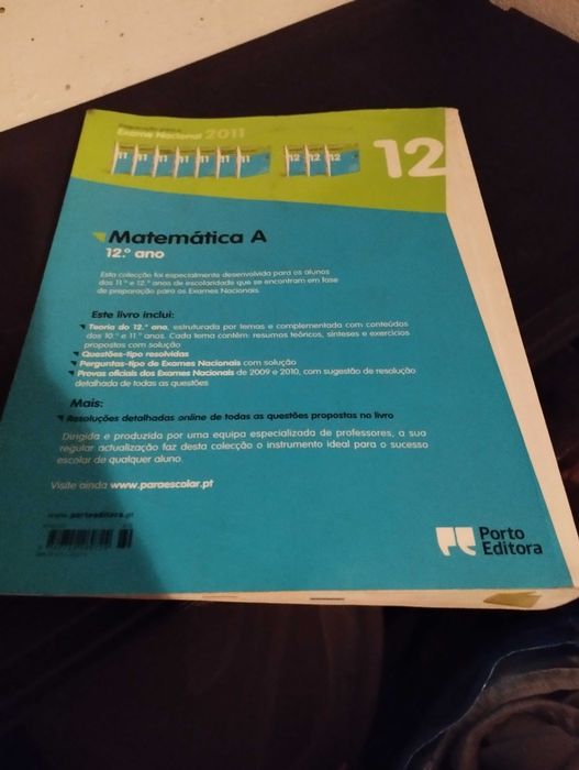 Livros para preparação de exames - várias disciplinas 11ª e 12º ano