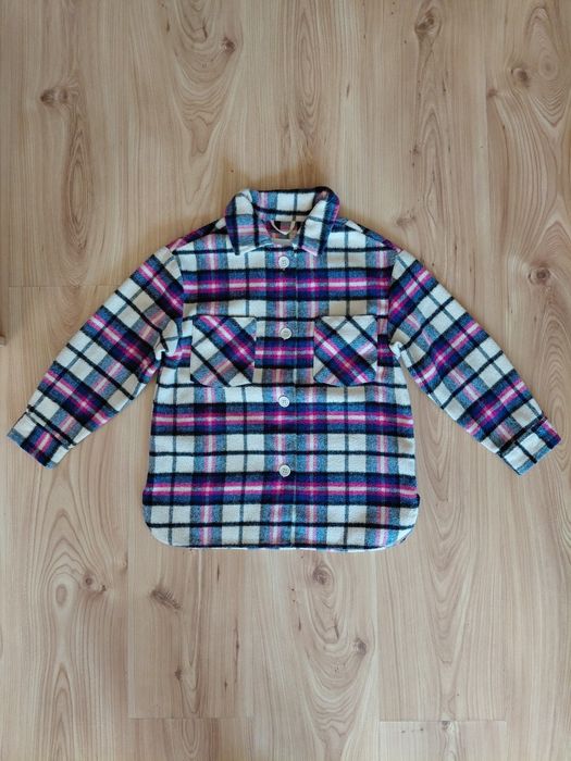 Kurtka koszulowa w kratkę