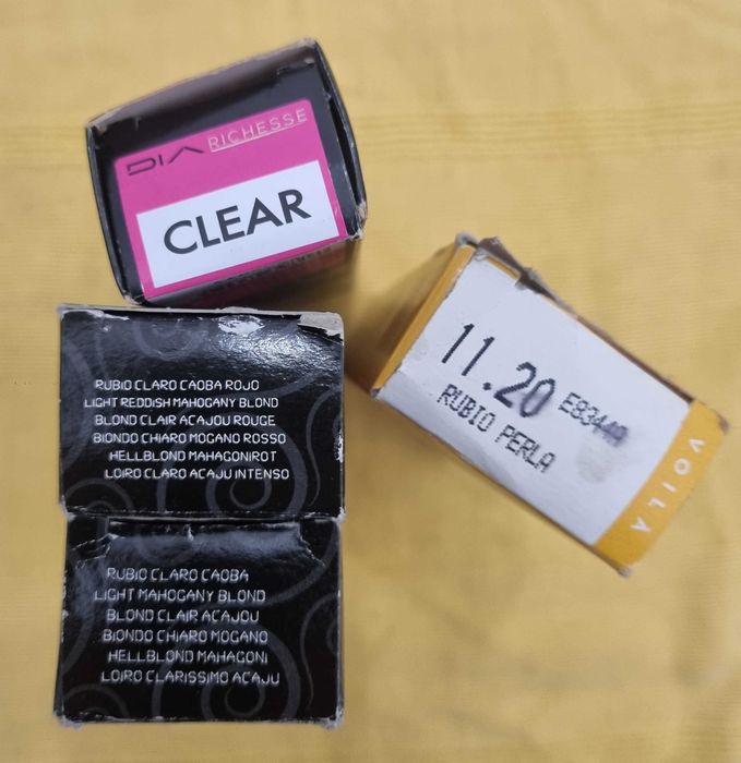 Creme de coloração para cabelo várias cores valor cada