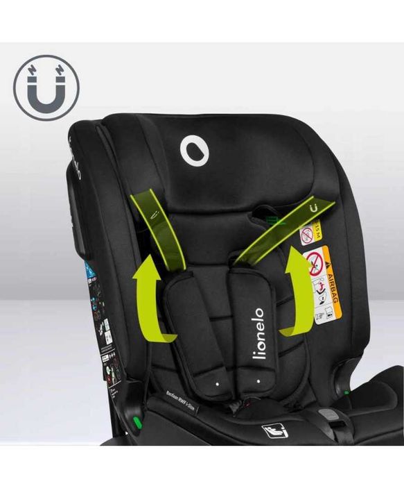 Fotelik Samochodowy Obrotowy 360. 0-36kg Lionelo Bastian RWF i-size