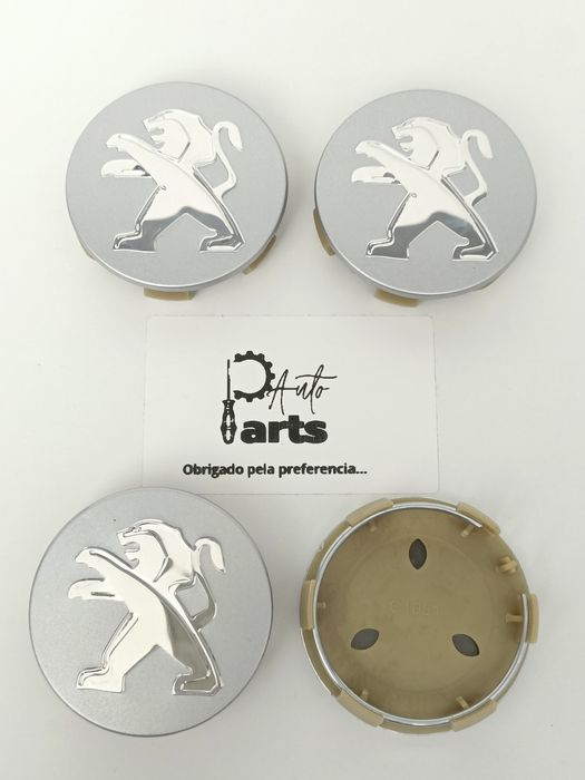 Centros de jante Peugeot 60mm