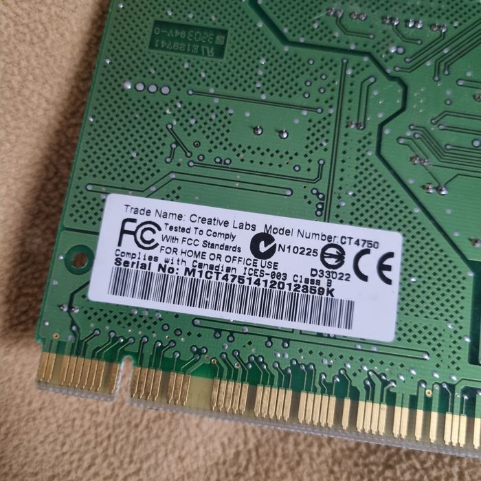 Karta dźwiękowa Creative Sound Blaster PCI 128 | CT4750 | CT5880 | Retro PC