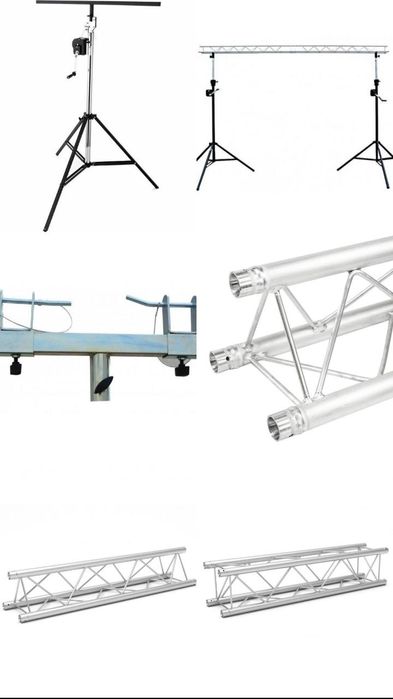 Ферма 2м 50мм трубка 2мм/3мм товщина Алюміній Стойка Тумба