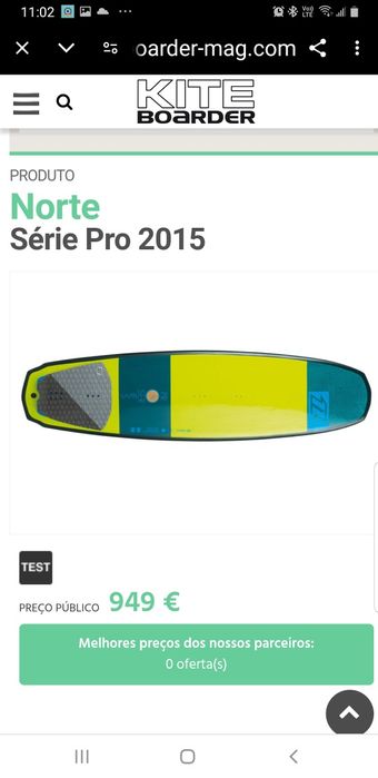 Kitesurf Peancha North série  pro