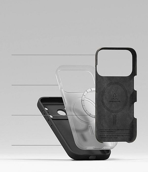 Ringke Silicone Magnetic Magsafe Iphone 18 Pro Max Black