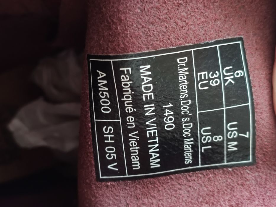 Ботинки Dr. Martens 1490 EU 39