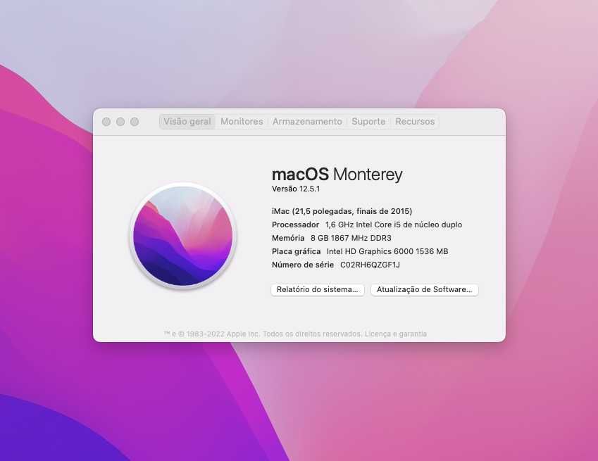 Computador Imac ÓTIMO ESTADO