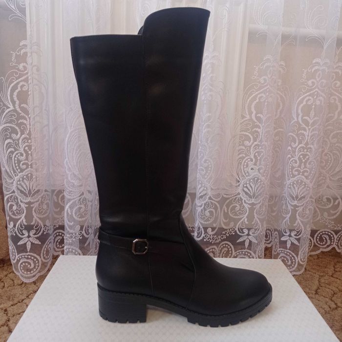 Чоботи шкіряні зимові жіночі