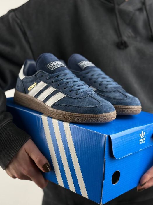 Жіночі кросівки адідас Adidas Handball Spezial Navy White [36-41]