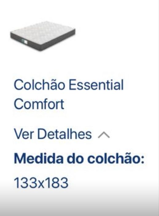 Colchão Molaflex Essential 133x183