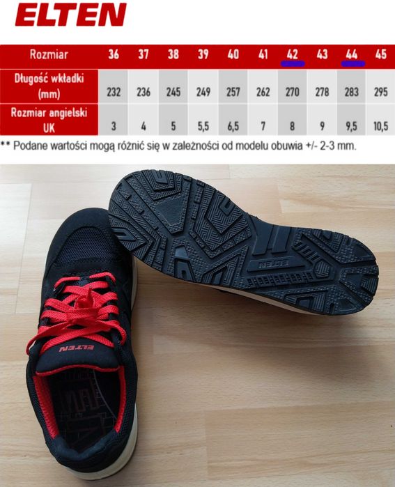 Buty BHP Elten Maverick Low ESD S3, 44/28cm