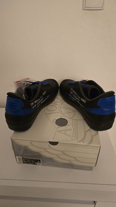 Jordan 2 Retro Low SP Off-White Black Blue R 47.5
