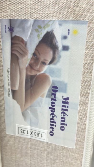 Cama de Casal com Estrado e Colchão Ortopédico