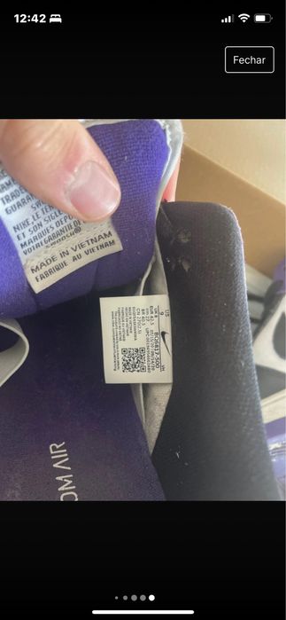 Nike Dunk SB Court Purple tamanho 42,5