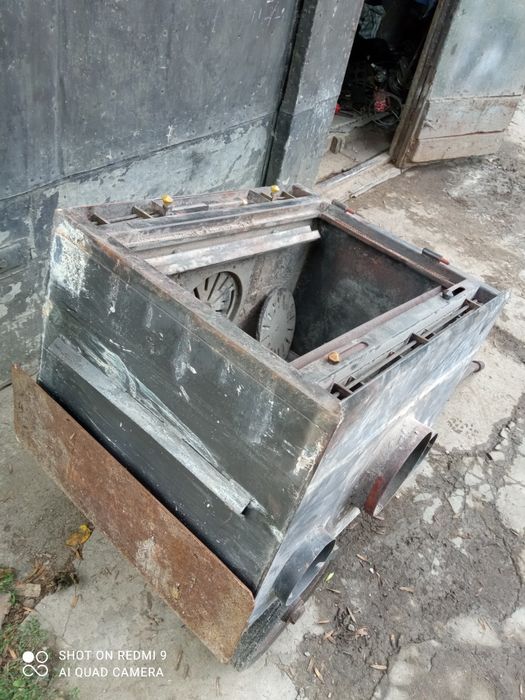 Duży kominek do garażu dzialke