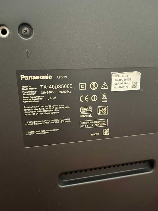 Tv LED Full HD Panasonic 40'' TX-40DS500E como nova