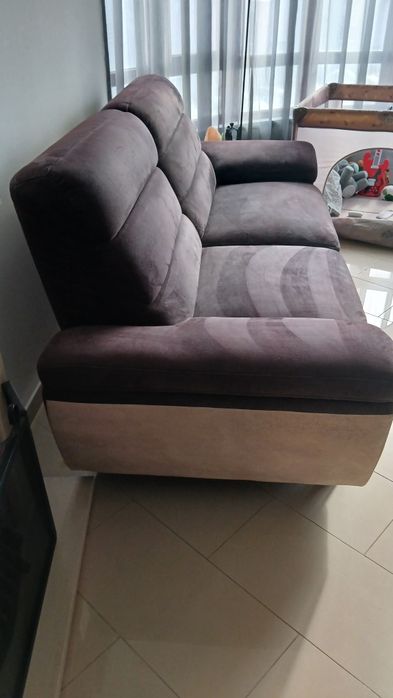 Sofá 3 lugares preto