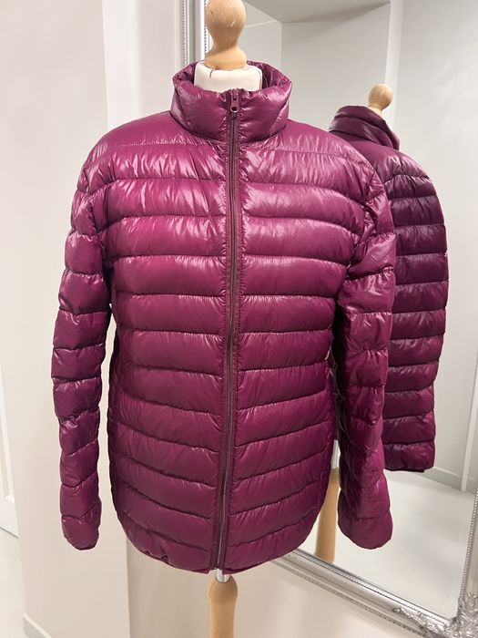 Blue flame kurtka puchowa damska rozowa 44 xxl jak nowa puch naturalny