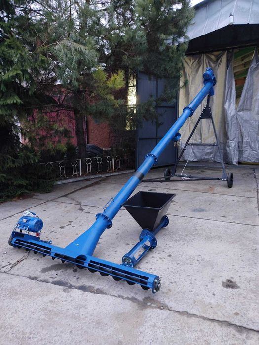 Шнековий навантажувач, конвеєр гвинтовий, шнек, погрузчик 159х6х380