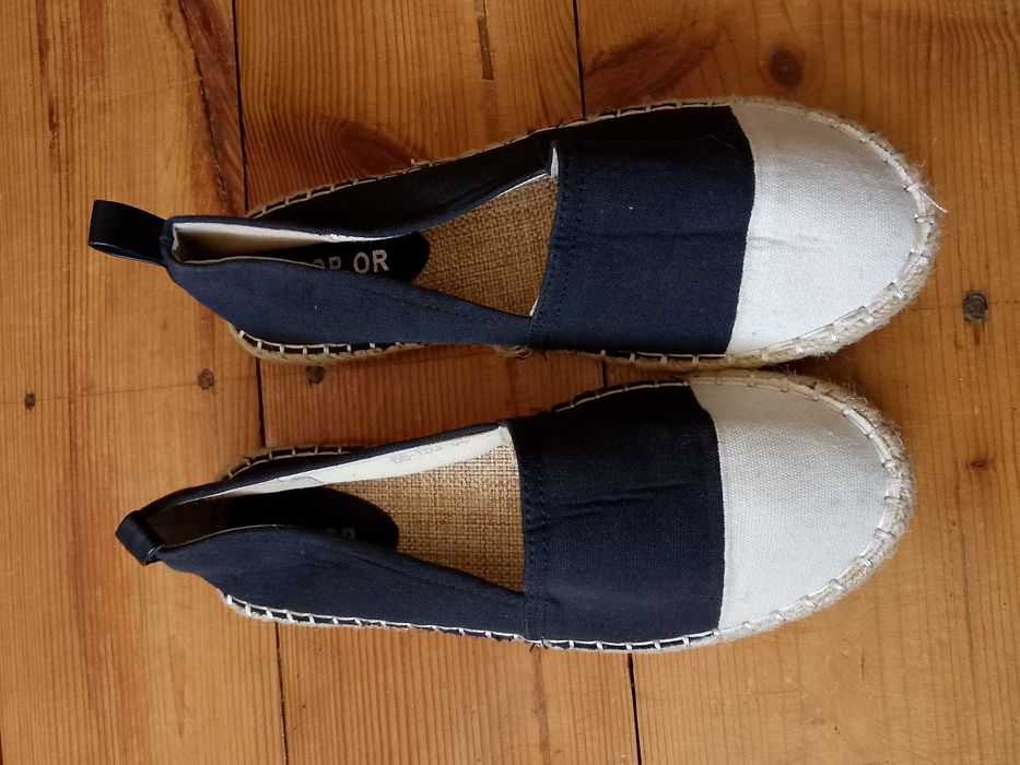 espadryle czarne 38