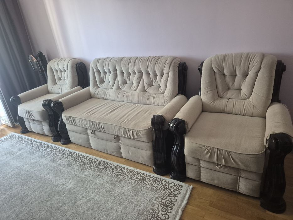 Диван з кріслами (м'яка частина)