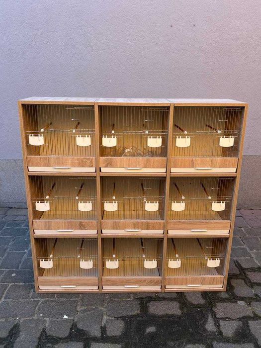 Klatka, regał dla drobnej egzotyki -  128x125, kolor SONOMA