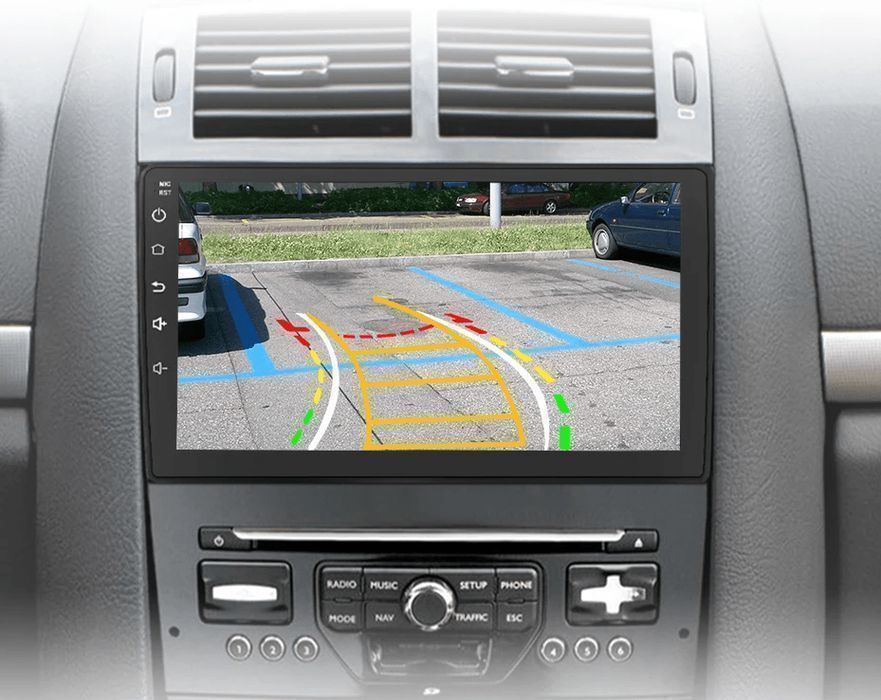 Radio Android 9” CarPlay Android Auto – Peugeot 407 2004–2011 PL