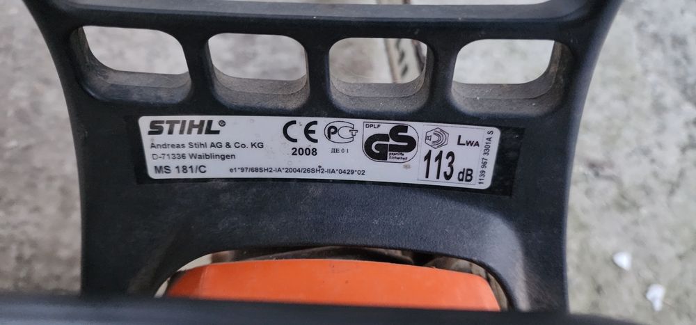 Продам бензопилу STIHL MS 181