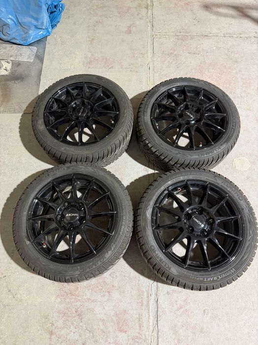 Koła zimowe 16” RONAL R54 5x114,3 + Kumho 215/45 R16 DOT 2025 + TPMS