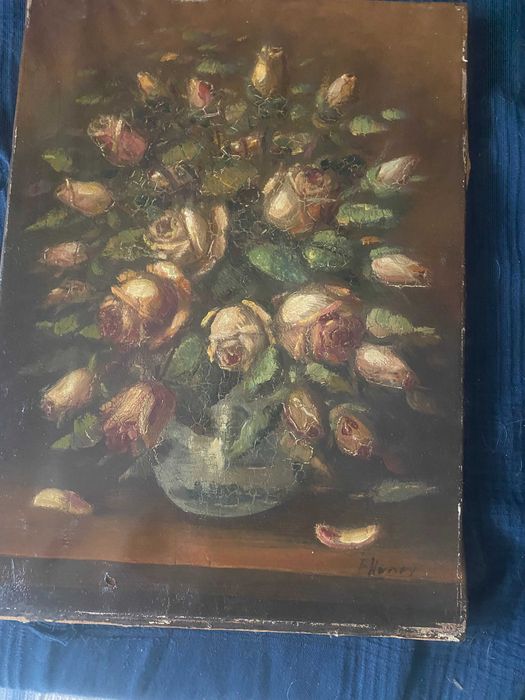 Quadro pintura a oleo