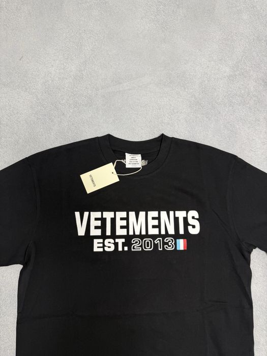 футболка Vetements Est 2013 te