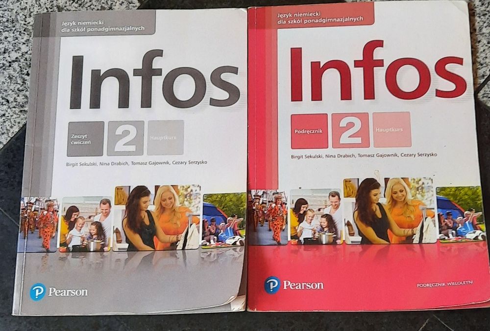 Podręcznik i ćwiczenia j.niemieckiego Infos 2
