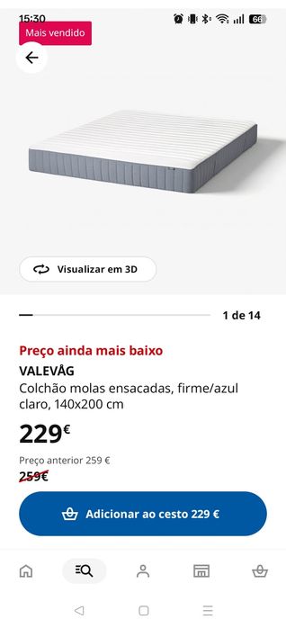 Colchão IKEA valevag